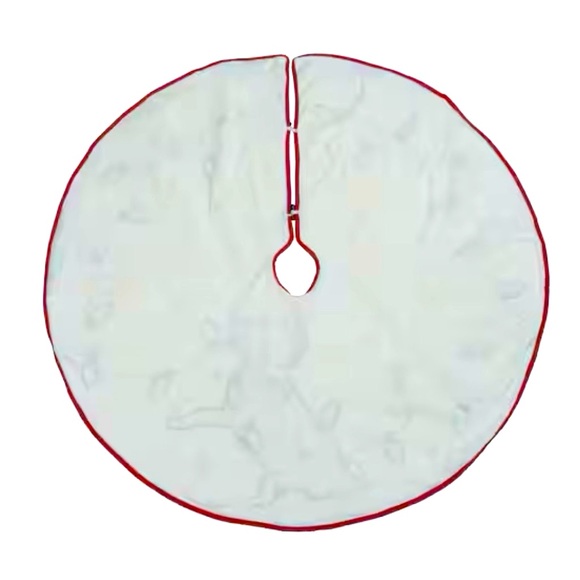 NWT Christmas Golden Retriever Goldendoodle Dog Tree Skirt - Picture 2 of 4